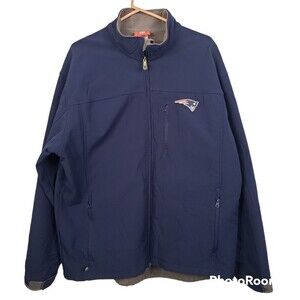 NFL New England Patriots Mens Full Front Zip Jacket Size XXL